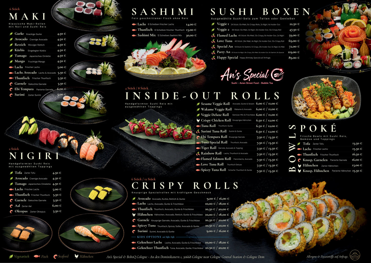 Crispy Roll Gekochter Thunfisch