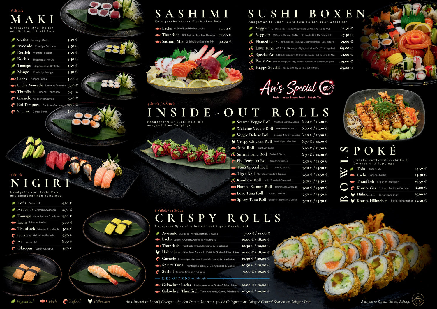 Crispy Roll Gekochter Thunfisch