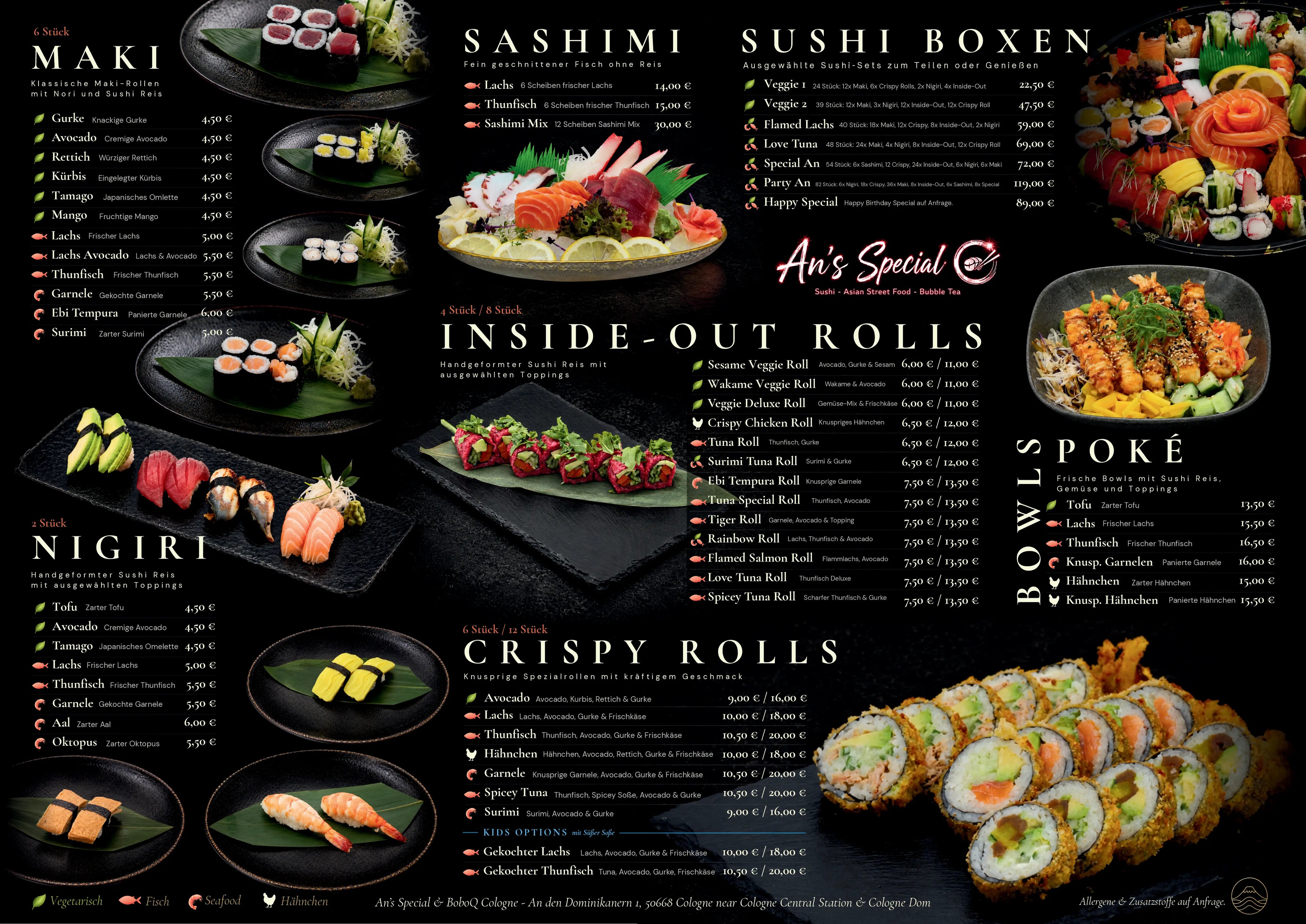 Crispy Roll Gekochter Thunfisch