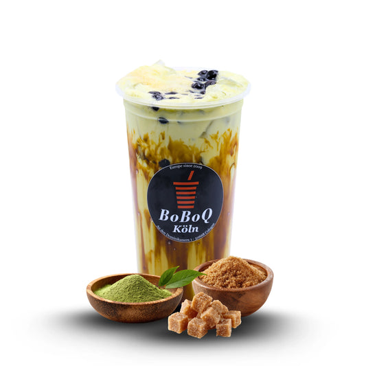 Matcha Brown Sugar Milk