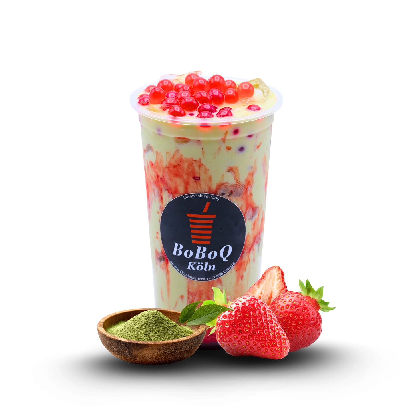 Matcha Strawberry Milk