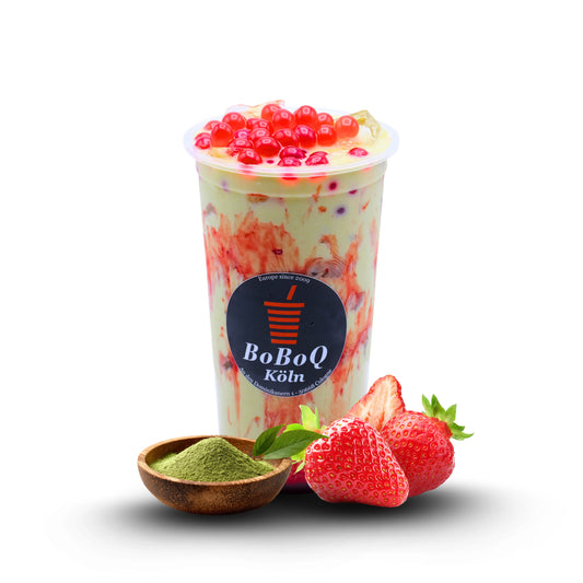 Matcha Strawberry Milk