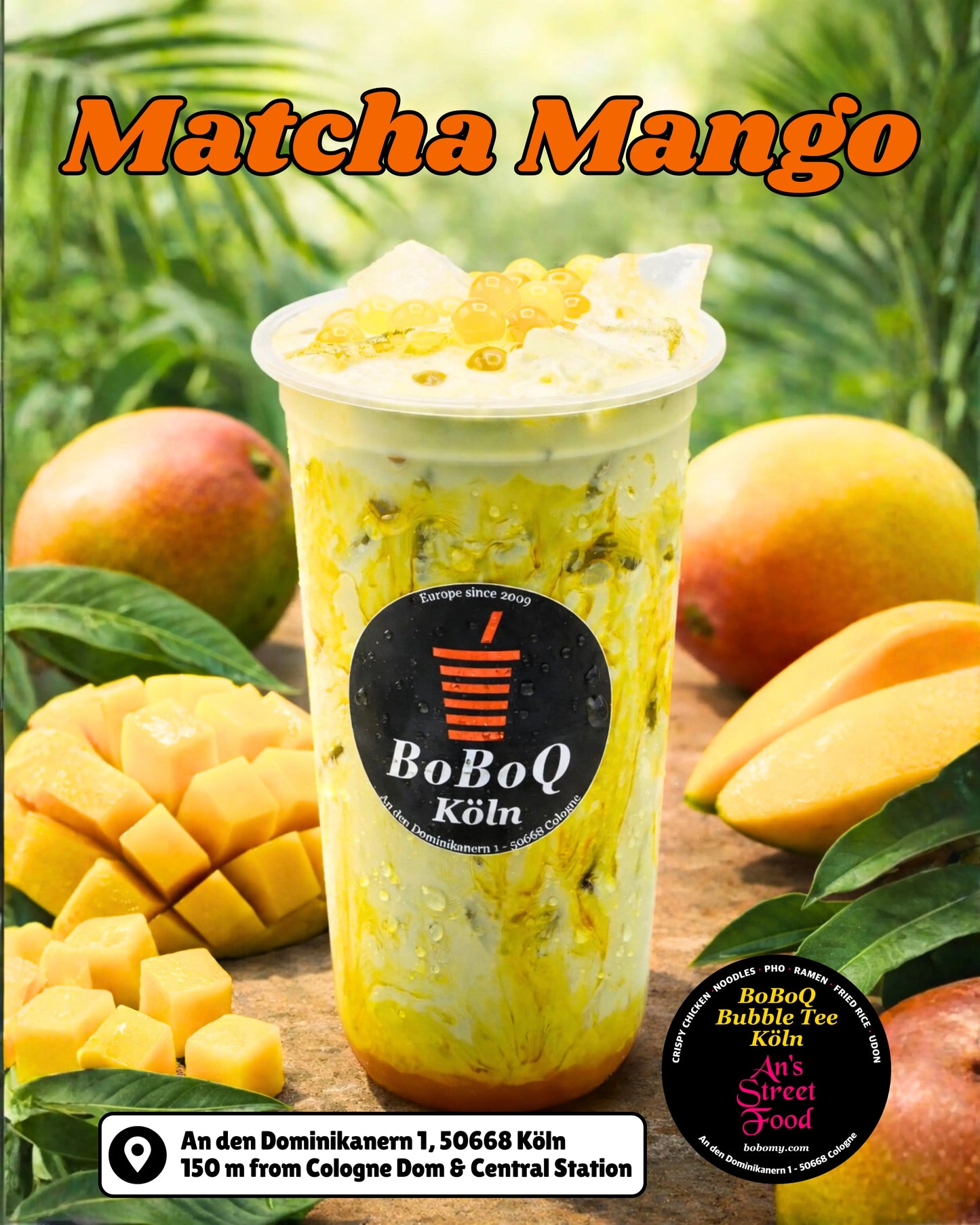 Matcha Mango Milk