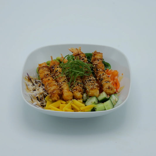 Poké Bowl Knusp. Garnelen